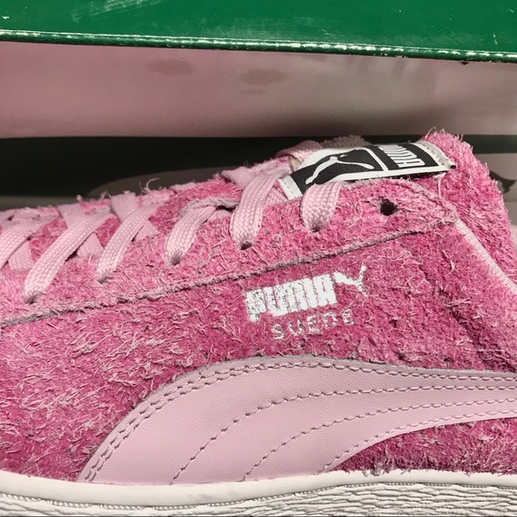 NIB Puma Suede Elemental Hairy Wool Sneakers - Picture 10 of 16